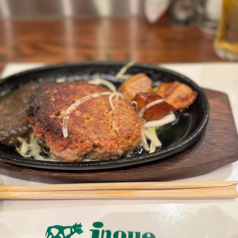 ハンバーグM(ステーキ&ハンバーグ INOUE)