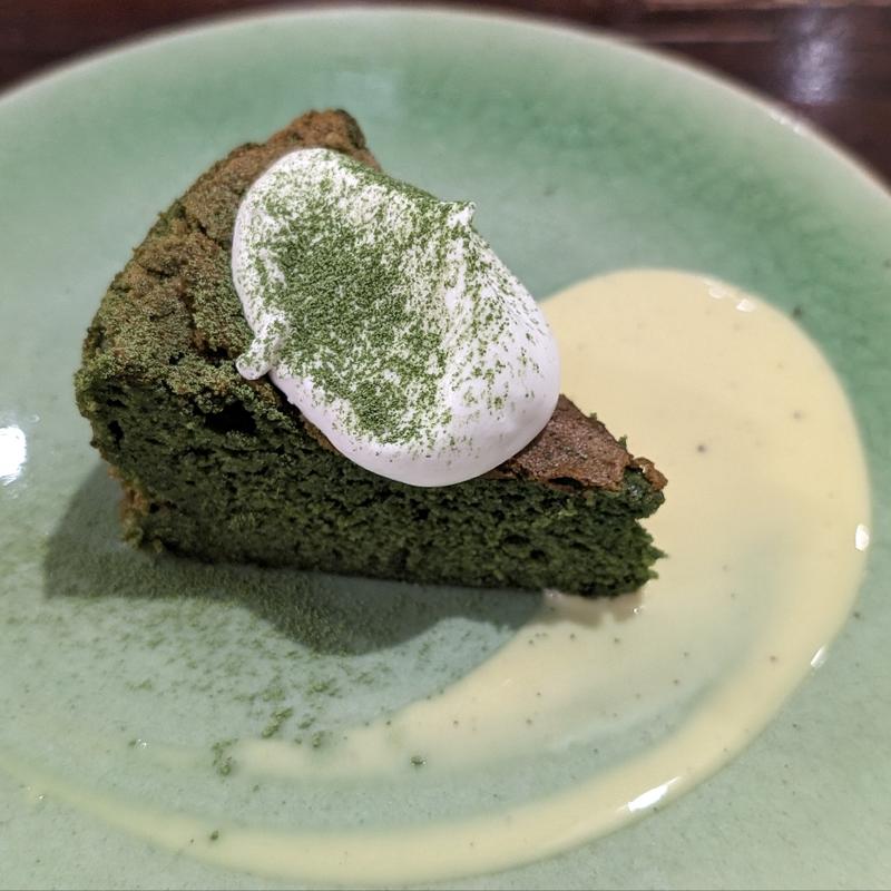 抹茶のガトーショコラ(TET Brasserie & Cafe)