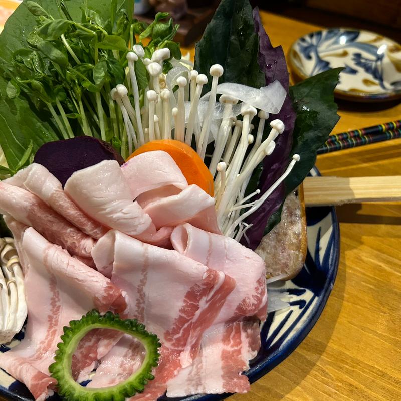 せいろ蒸しコース 島黒(しまくるー)(沖縄料理しまぶた屋 )