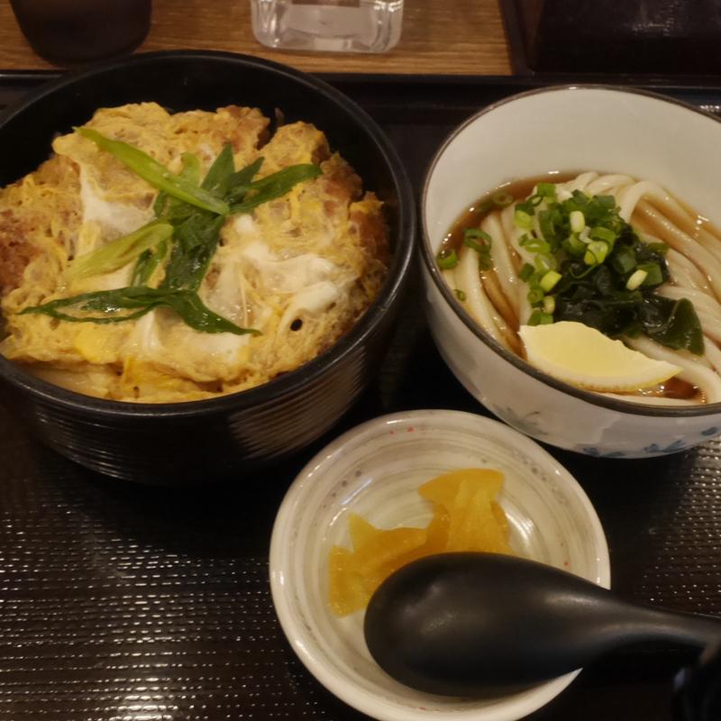 カツ丼セット(うどんらんぷ 若蔵)