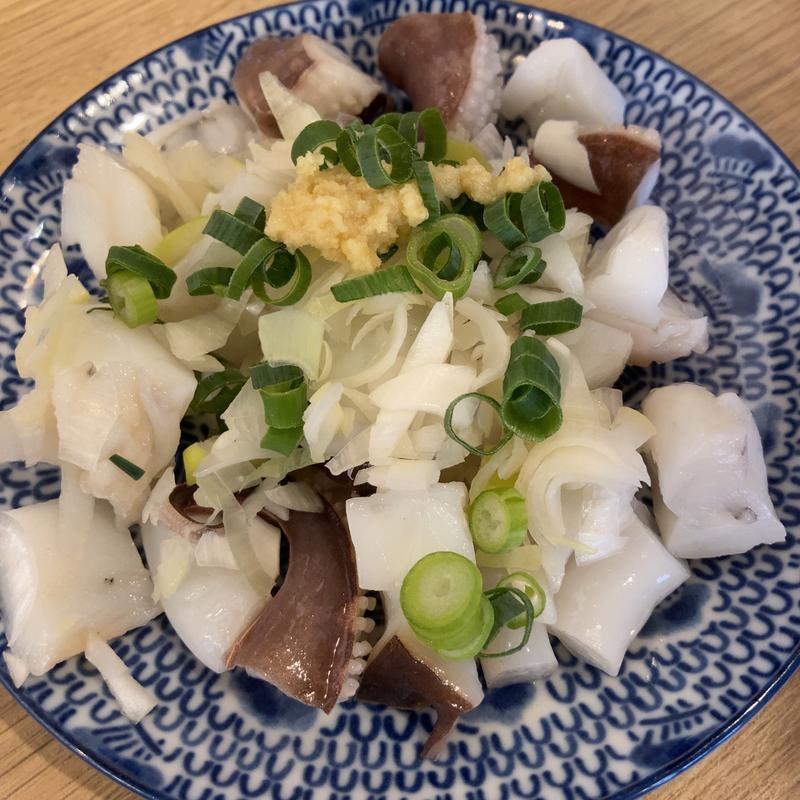 紋甲いかの葱生姜和え(大衆食堂 あまつ 仙台駅西口店)