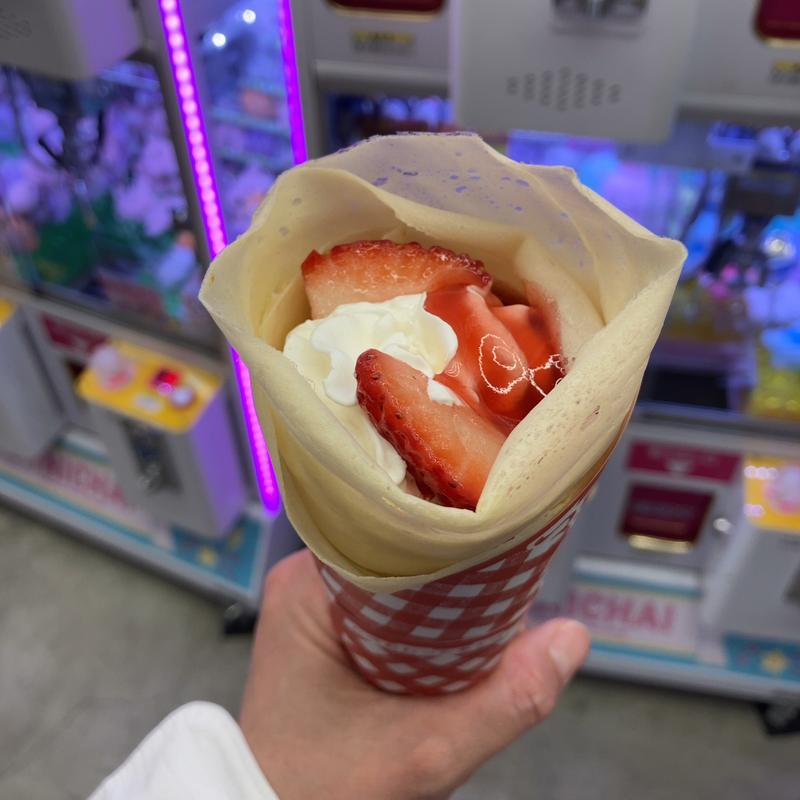 いちごクリーム(マリオンクレープ 仙台名掛丁店)