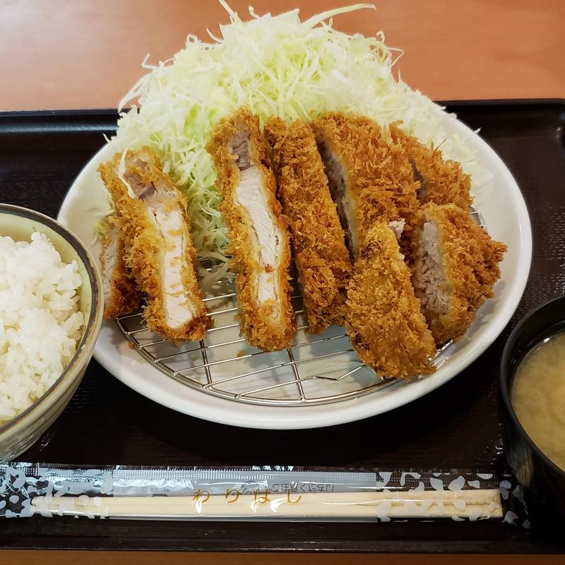 上ロースかつ&ヒレかつ定食(坂井精肉店　与野店)