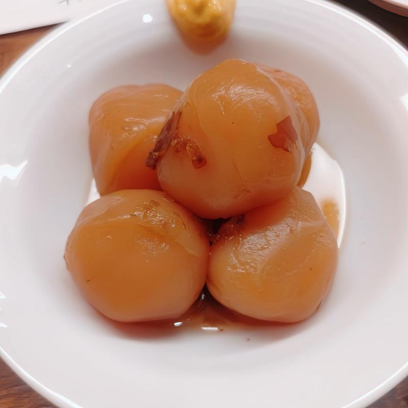 鰹だし醤油の玉こんにゃく(牛たん料理 閣 ブランドーム本店)