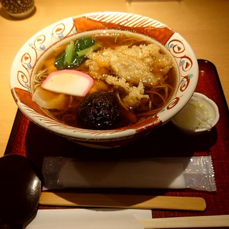 肉ごぼう天そば(きなせや)