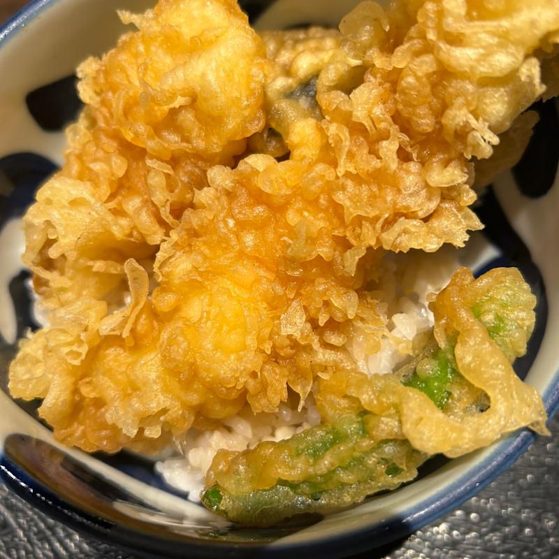 天丼セット(蕎麦切り くろ)