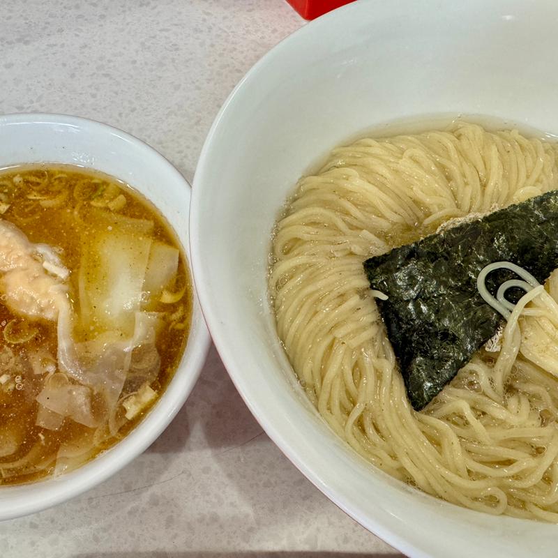 昆布水醤油ワンタンつけ麺(ラーメン星印 )