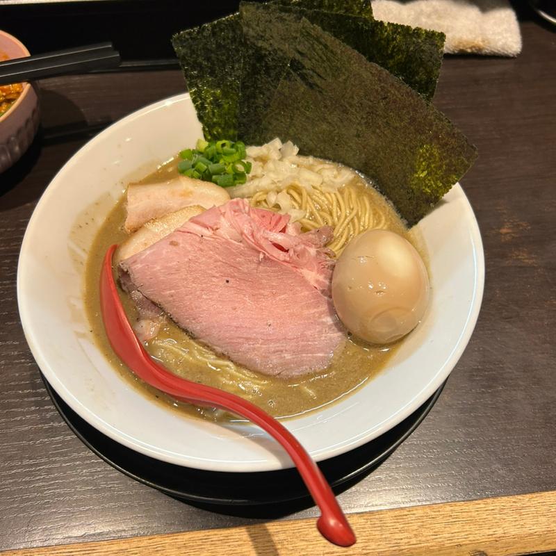 中濃煮干ベジ白湯ソバ　特製(麺処 夏海 )