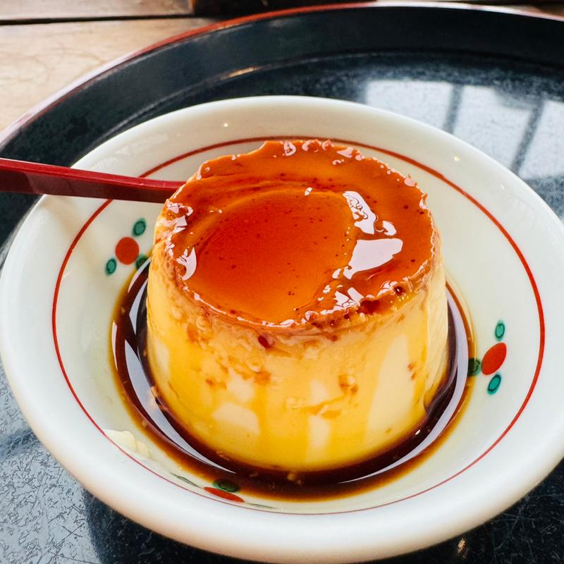 地獄蒸しプリン(岡本屋 売店 )