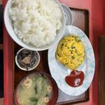 ニラ卵焼き定食(らーめん金次郎 )