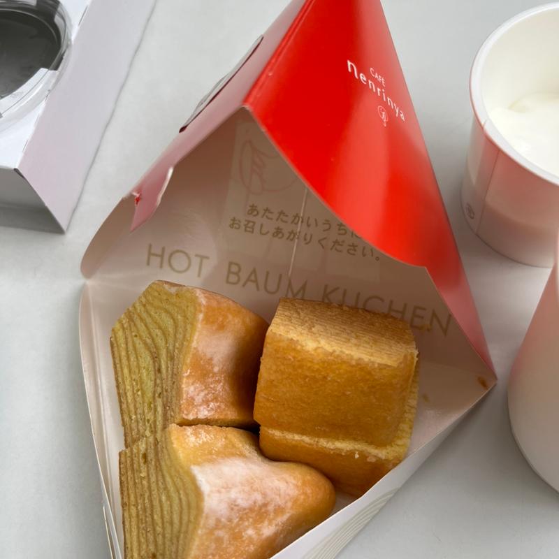ホットバームクーヘン(Cafeねんりん家 羽田空港店 （カフェネンリンヤ）)