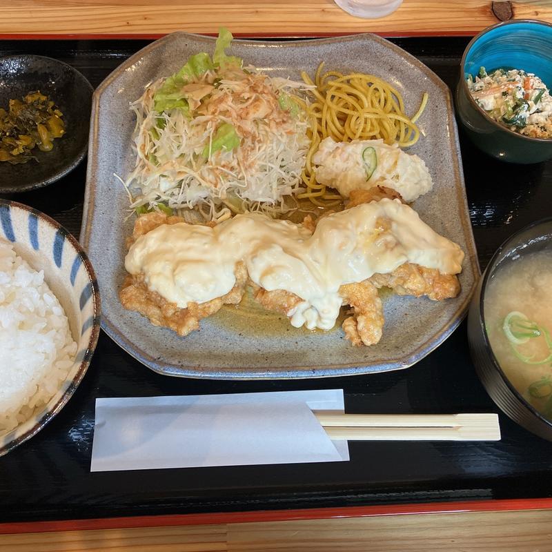 チキン南蛮定食(ごはん屋 むく)