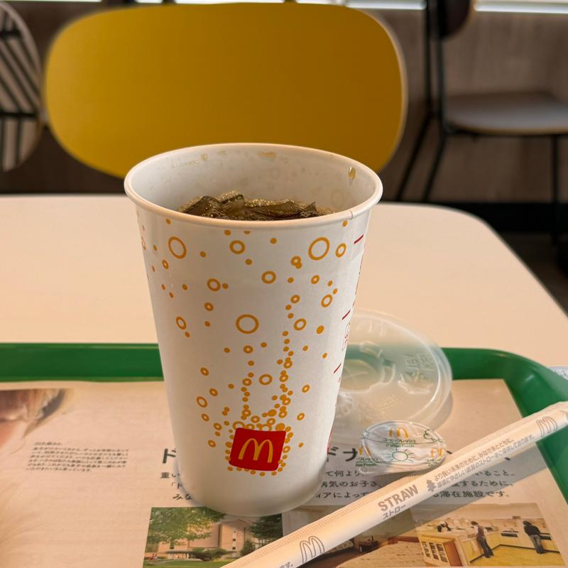 アイスプレミアムローストコーヒー(M)(マクドナルド 城町店)
