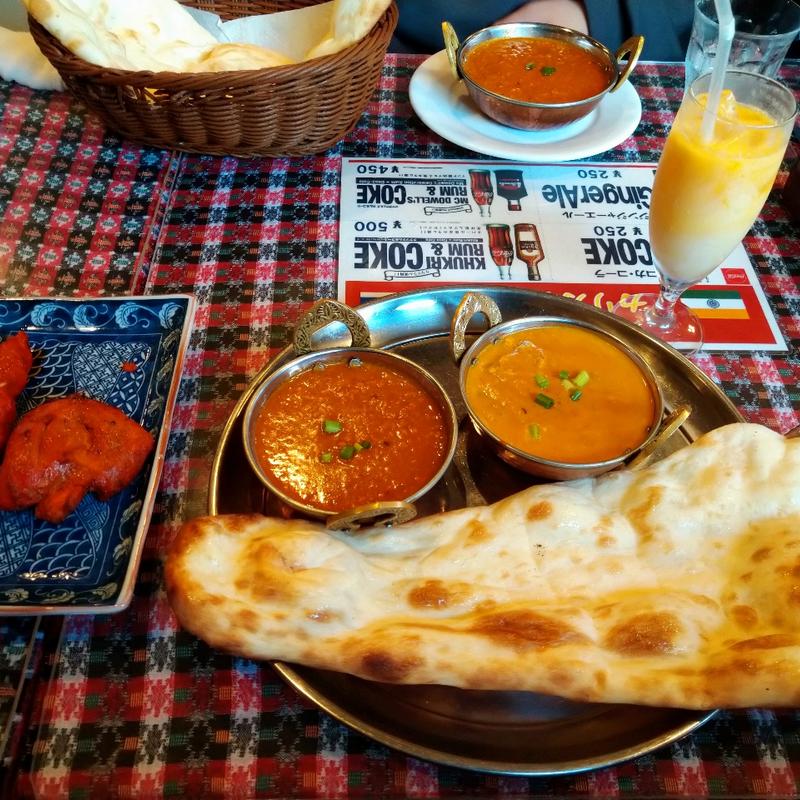 2種類カレーセット(アジアンキッチンカリカたかの台店)