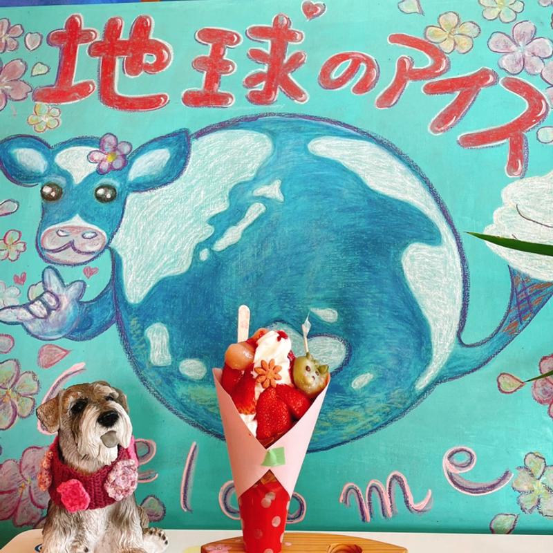 生いちご&低農薬のもも100%のハートアイスキューブ有機マリンゼリーいちご手作り無添加恐竜餅付き(地球のアイス)