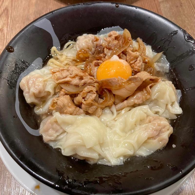 肉汁ぶっかけわんたんめん(広州市場 田町店)