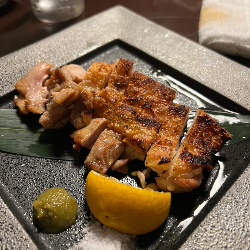 冠鶏の塩焼き(こつこつ庵)