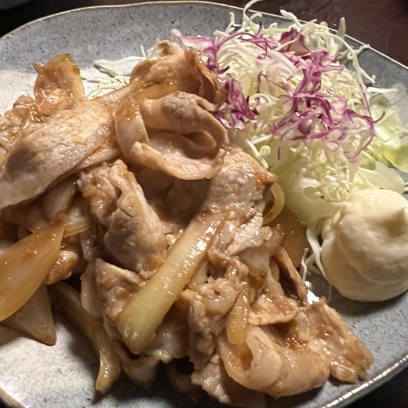 豚の生姜焼き(こつこつ庵)