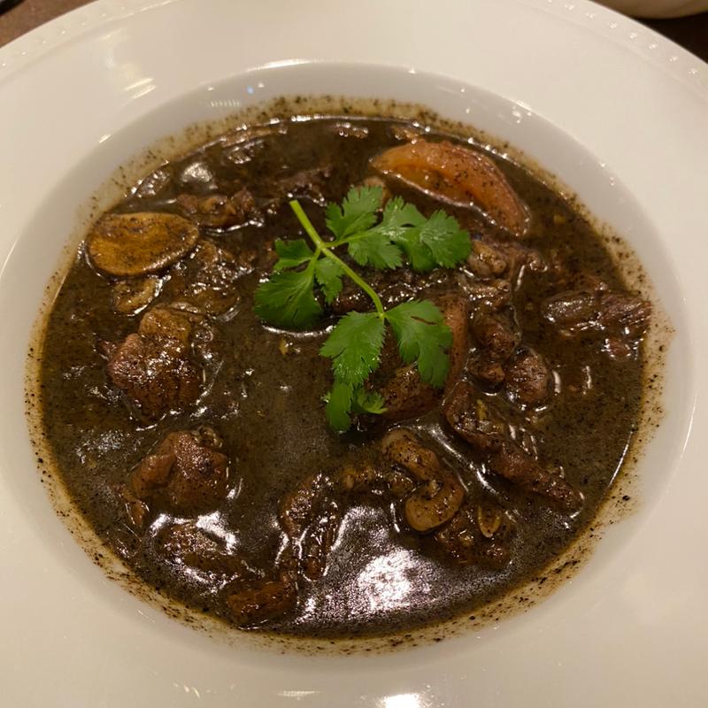 生ラム肉のブラックカリー(LION CURRY 久留米店)