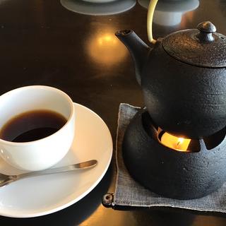 鉄瓶コーヒー(天童荘ガーデン・カフェ)