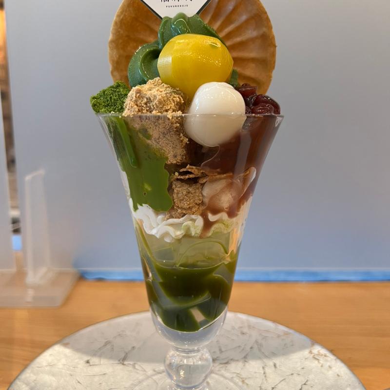 抹茶パフェ(銀座 福祿壽)