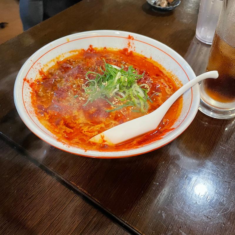 旨辛牛チゲラーメン(旨味熟成肉専門 焼肉 ふじ山)