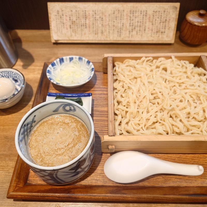 のどぐろつけ麺中盛＋トリュフ味玉(炭火焼濃厚中華そば 威風堂道)