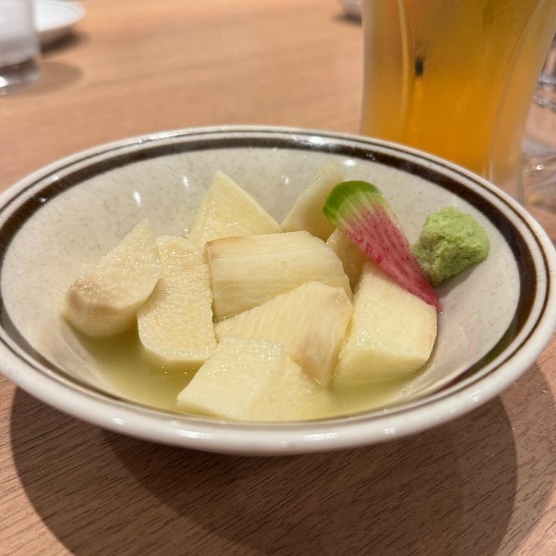 長芋のわさび漬け(大衆酒場 治兵衛 名古屋駅店)