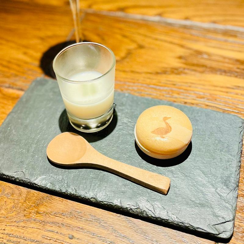 定番の鴨すきコース　アミューズ(Na Camo guro (なかもぐろ))