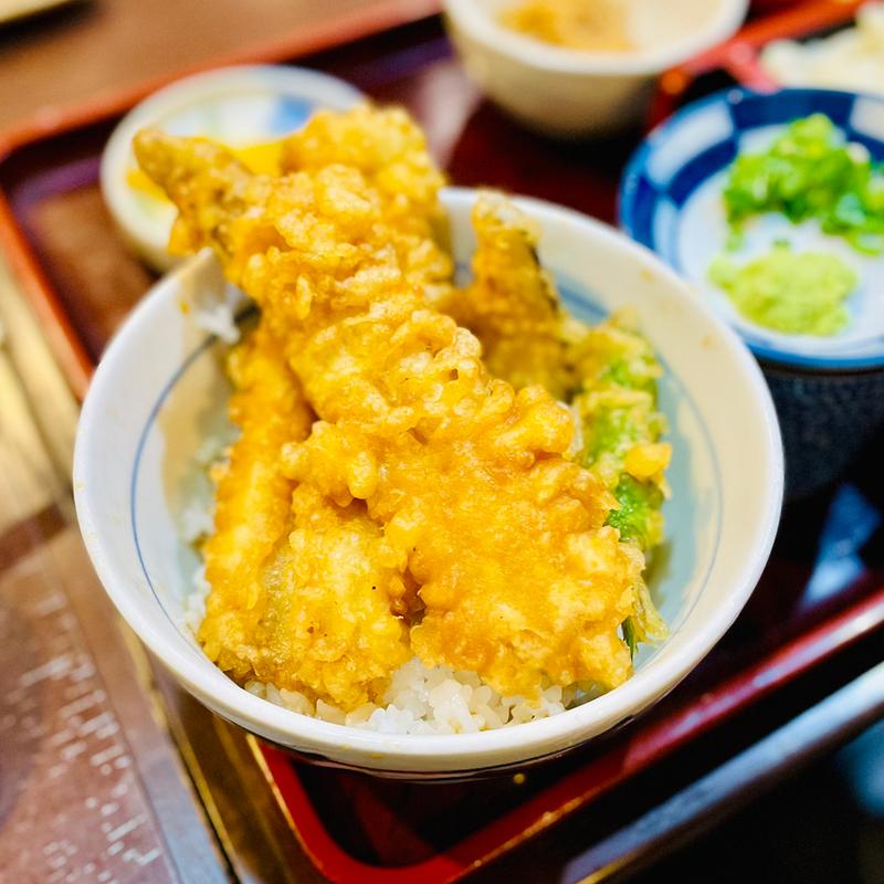 穴子ミニ天丼(やぶ重土支田 )