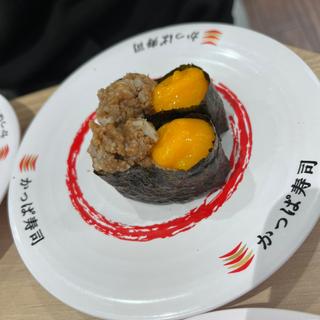 納豆卵黄軍艦(かっぱ寿司 新津店 )