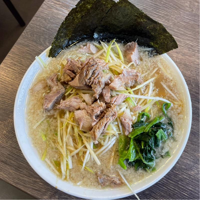 ネギラーメン（中）(ラーメンショップ 大潟店)