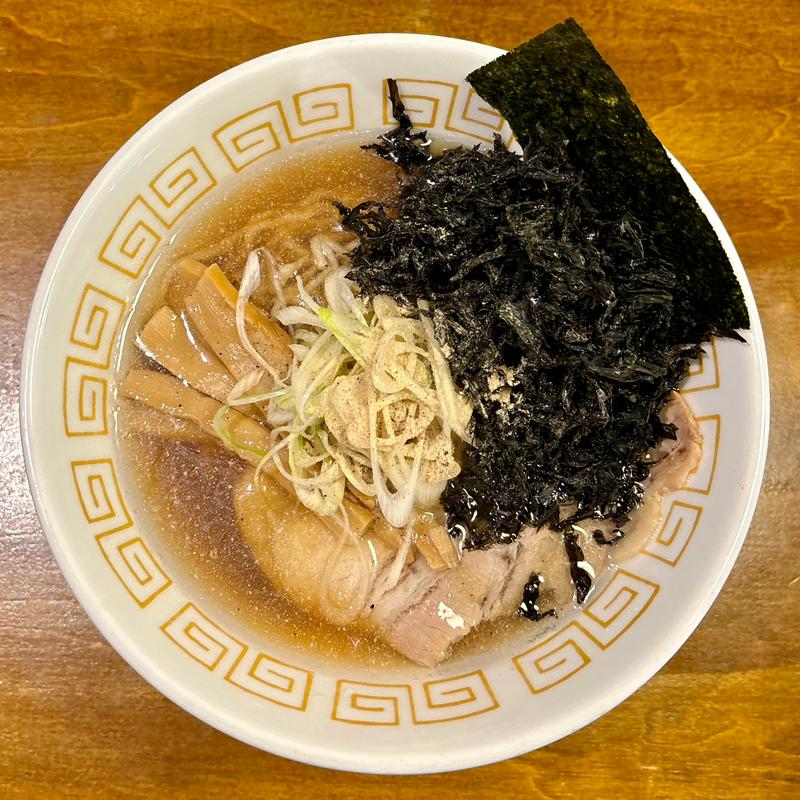 岩のり煮干し中華並(るうすと)