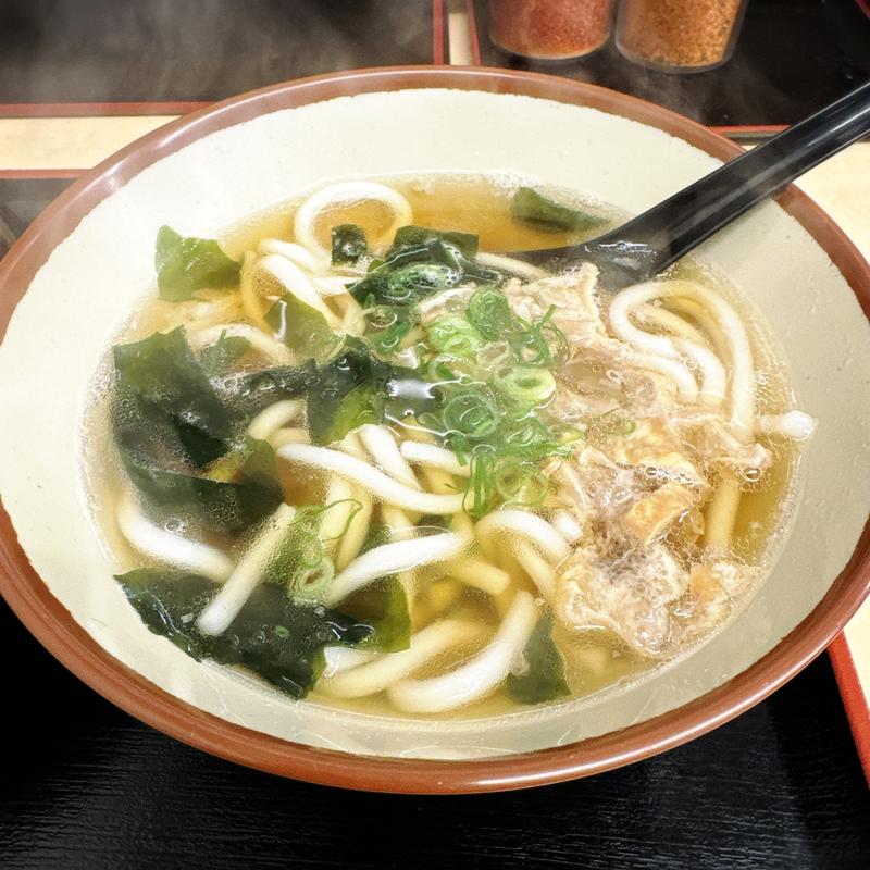 霜降り牛肉うどん(道楽うどん 梅田店)