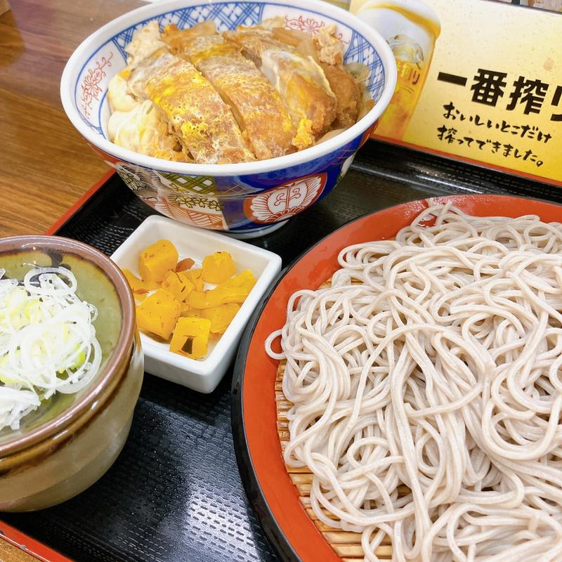 かつ丼セット(冷)そば(味奈登庵 鎌倉大船モール店)