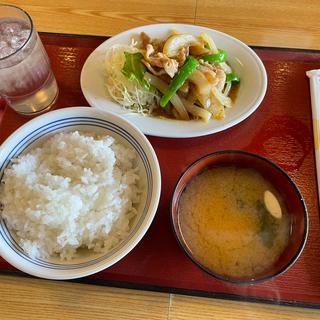 豚生姜焼き定食(仙台中野食堂 （まいどおおきに食堂）)