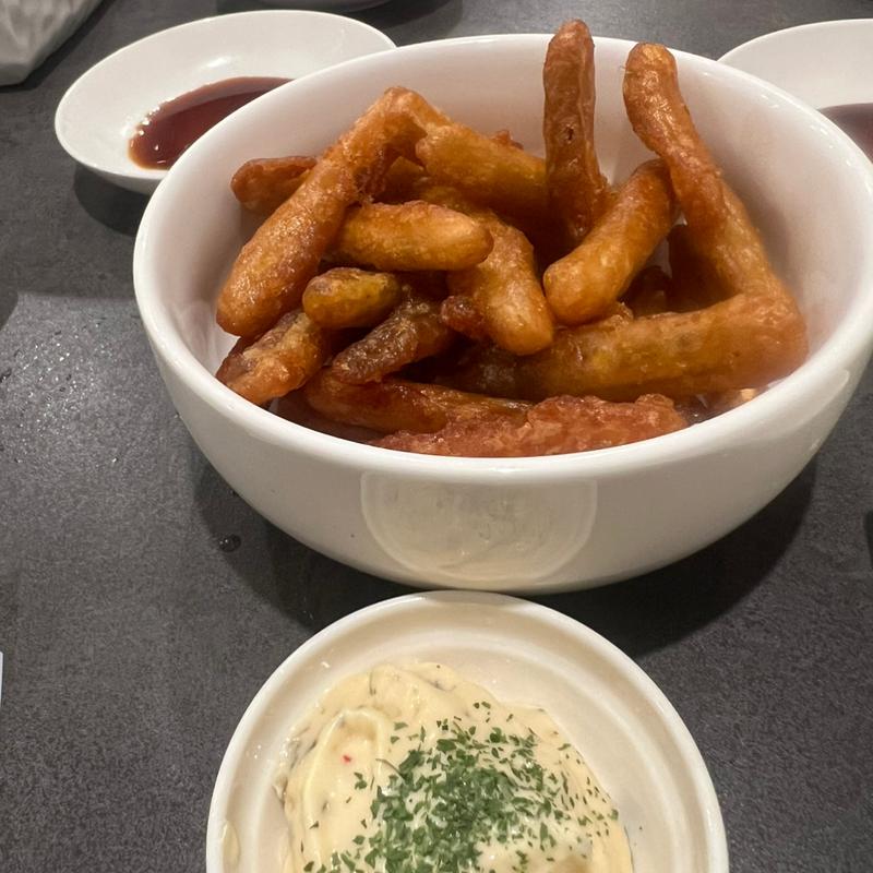 ごぼうの天ぷら タルタルソース添え(のみめしや 勝)