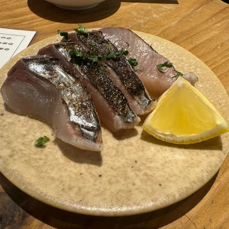 桜鯛のカルパッチョ(BEER STAND molto!! 阪急三番街店)