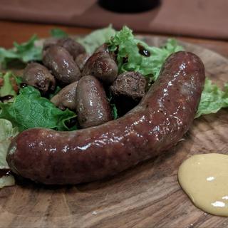 自家製サルシッチャ(SIORI ナチュラルワイン)