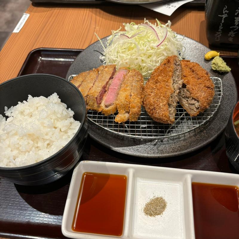 牛サーロインカツメンチカツ(牛カツ京都勝牛 武蔵小山店)