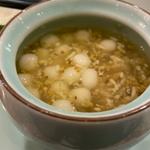 glutinous rice ball w/ osmanthus & sweet fermented glutinous rice