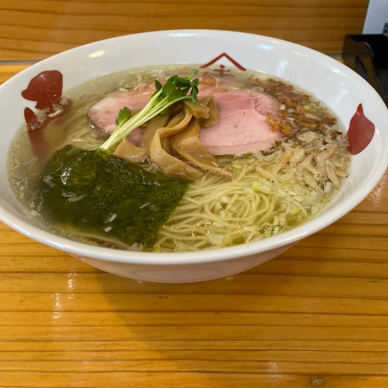 塩そば大盛(支那そば やまき)