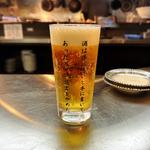 生ビール(うどん酒場仏迦袈（ぶっかけ）中目黒店)