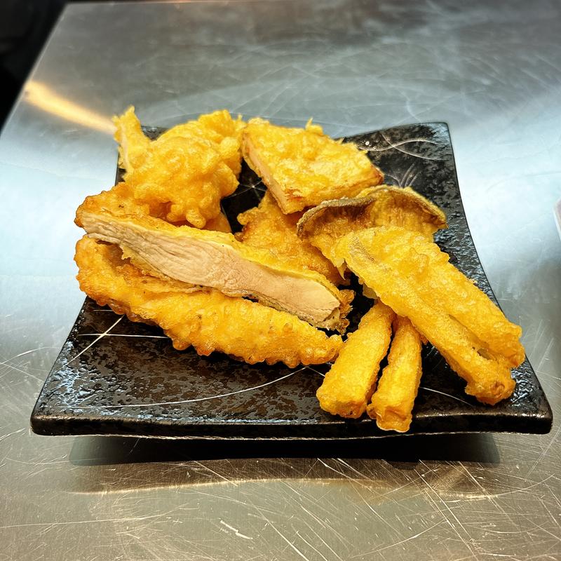 鶏天（かしわ）(うどん酒場仏迦袈（ぶっかけ）中目黒店)