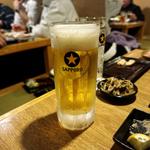 サッポロ生ビール(なかの食鶏 梅田曽根崎店)