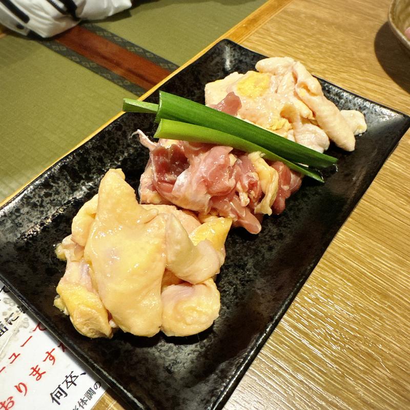 希少親鶏三種セット(なかの食鶏 梅田曽根崎店)