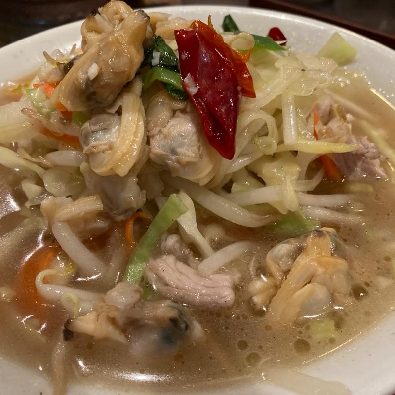 アサリのタンメン(餃子とタンメン 天)