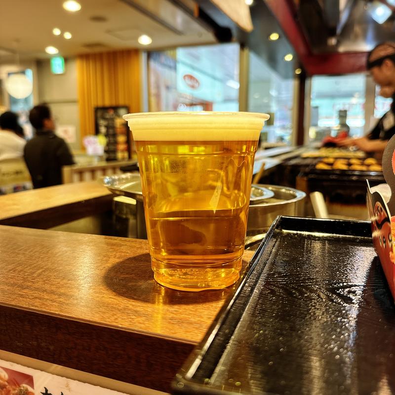 生ビール(たこ家道頓堀くくる 大阪のれんめぐり店（JR新大阪駅新幹線改札内）)