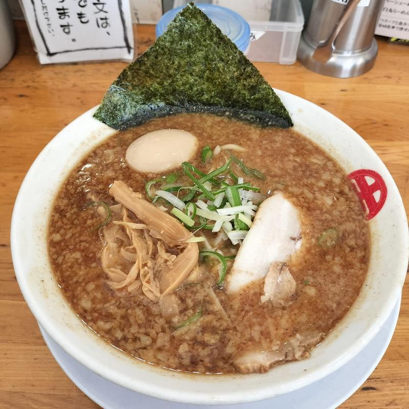 味玉特濃らーめん(完熟らーめん本丸 本店)