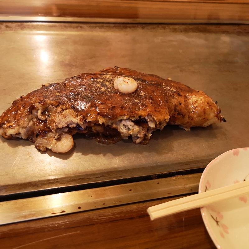 肉えび　お好み焼き(はやしのお好み焼 （はやしのおこのみやき）)